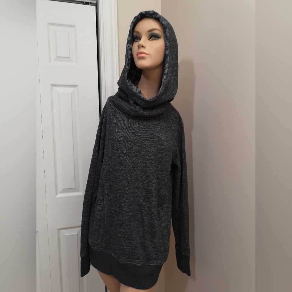 Volcom Tower Pullover Women's Gray Hoodie Size Large
